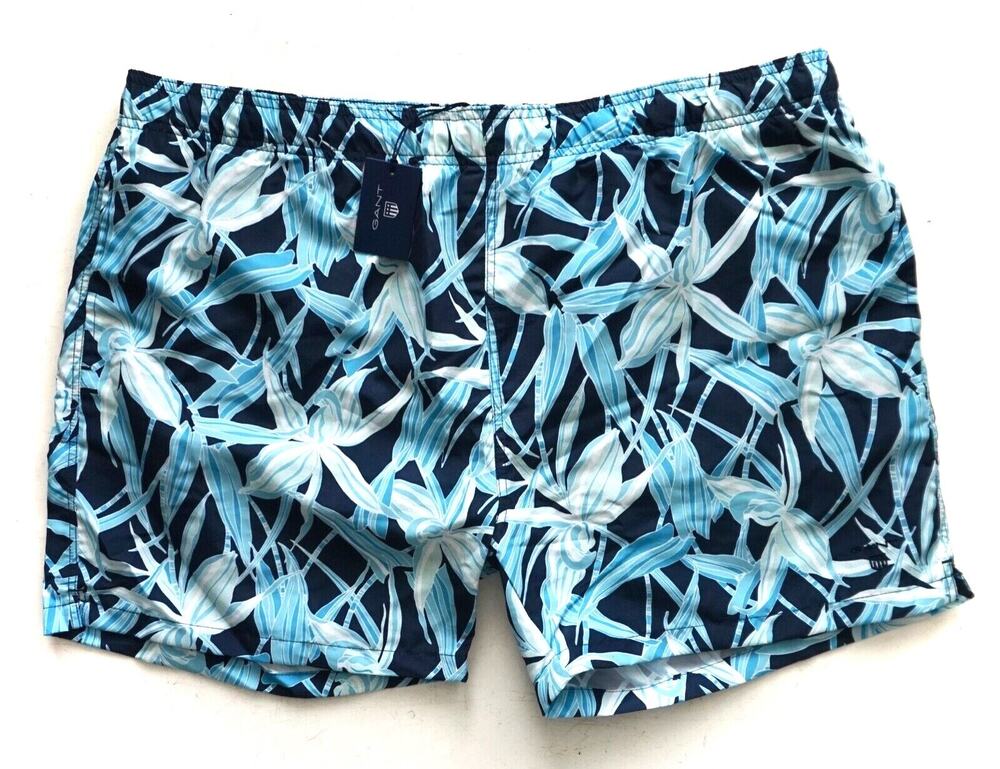 Gant Nwt $88 Men's Cape Flower Swim Shorts 6046 XXXL 3XL